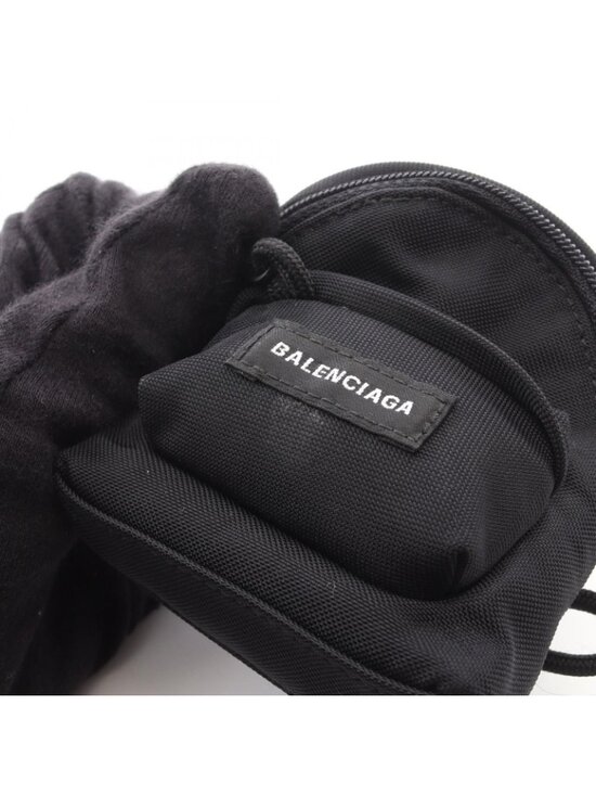 Balenciaga Charm Micro Backpack Black Nylon main image 7